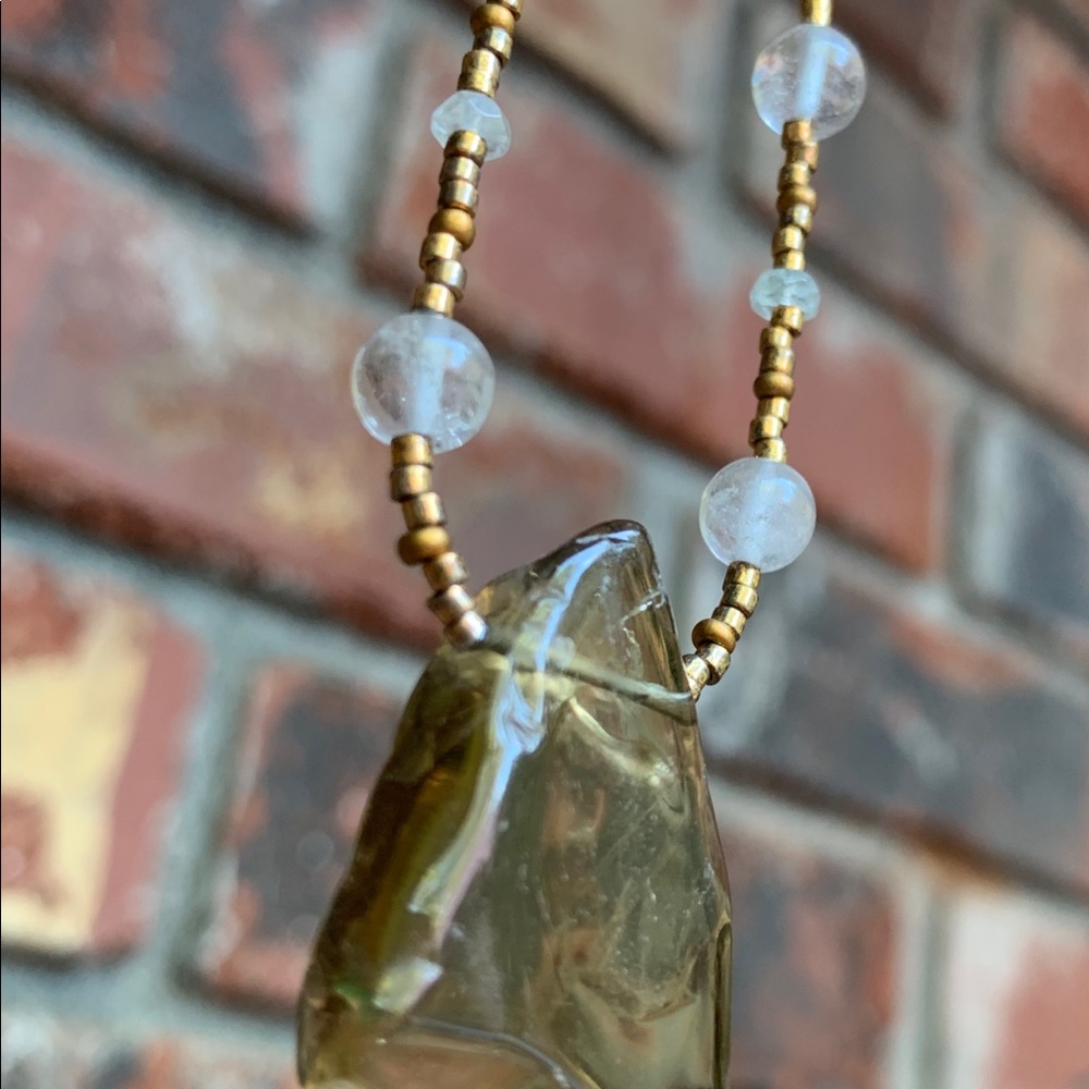 Wisdom in Gemstones hand beaded 19” necklace - Picture 5 of 6